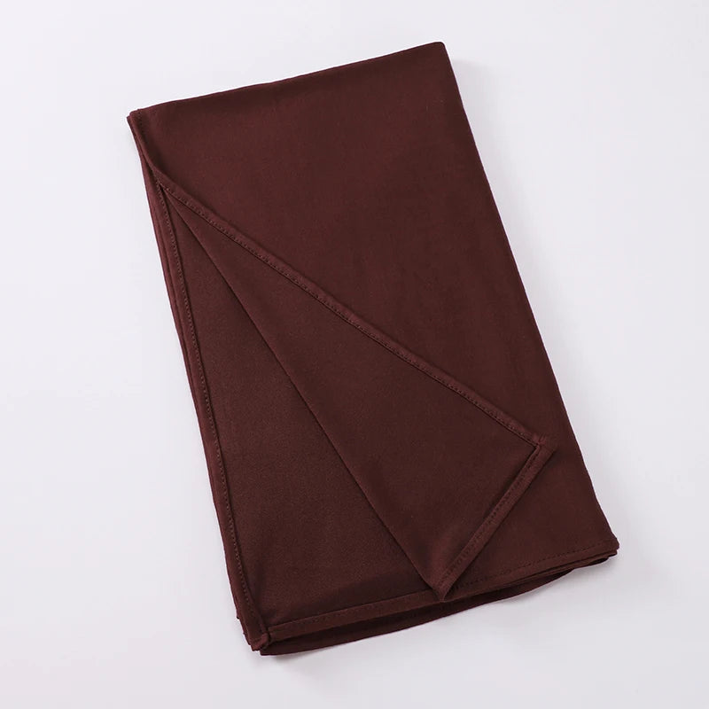 Good Stitch Stretchy Jersey Scarf Jersey Hijab Instant Hijab Plain Muslim Shawls Supplier Turban HeadWraps Foulard Femme Beauty World Shop