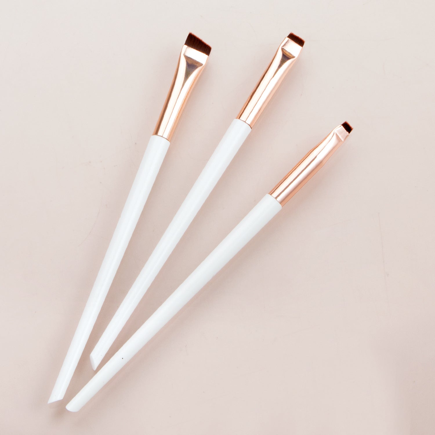 Karsyngirl 3pcs/set Blade Eyeliner Brush Eyebrow Brush Portable Flat Fine Eye Liner Brow Contour Makeup Brushes Makeup Tool Beauty World Shop