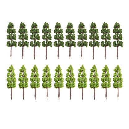 10/20/30pcs Fake Trees Artificial Miniature Tree Scenery Railroad Decoration Building Landscape Accessories DIY Diorama Garden Beauty World Shop