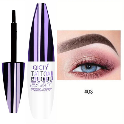 Lasting 3 Days Tattoo Easy Peel Off Eyebrow Gel Cream Types Long-Lasting Smudge-Proof Sweat Resistant  Waterproof Cosmetics Beauty World Shop