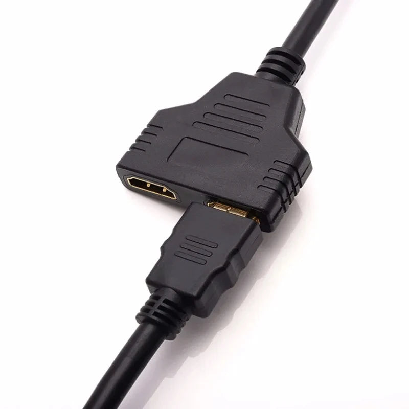 Hdmi Compatible Splitter Cable Video Switch Adapter Output Hub X Box Ps3 4 Dvd Hdtv Pc Laptop TV Hd 1080p 1 Input 2 Beauty World Shop