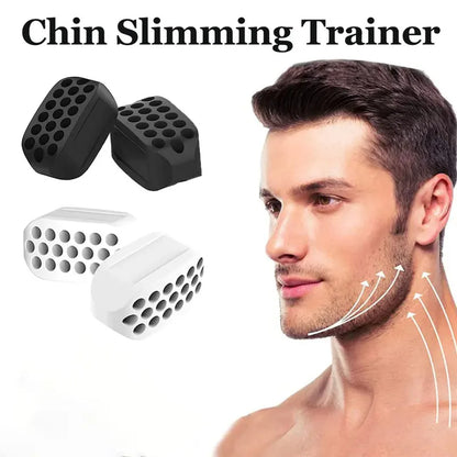 2 PC Silicone Chin Line Exerciser, Facial Muscle Exerciser, Chewing Trainer, Face Slimming Fitness Equipment, Food Grade Silicon Beauty World Shop