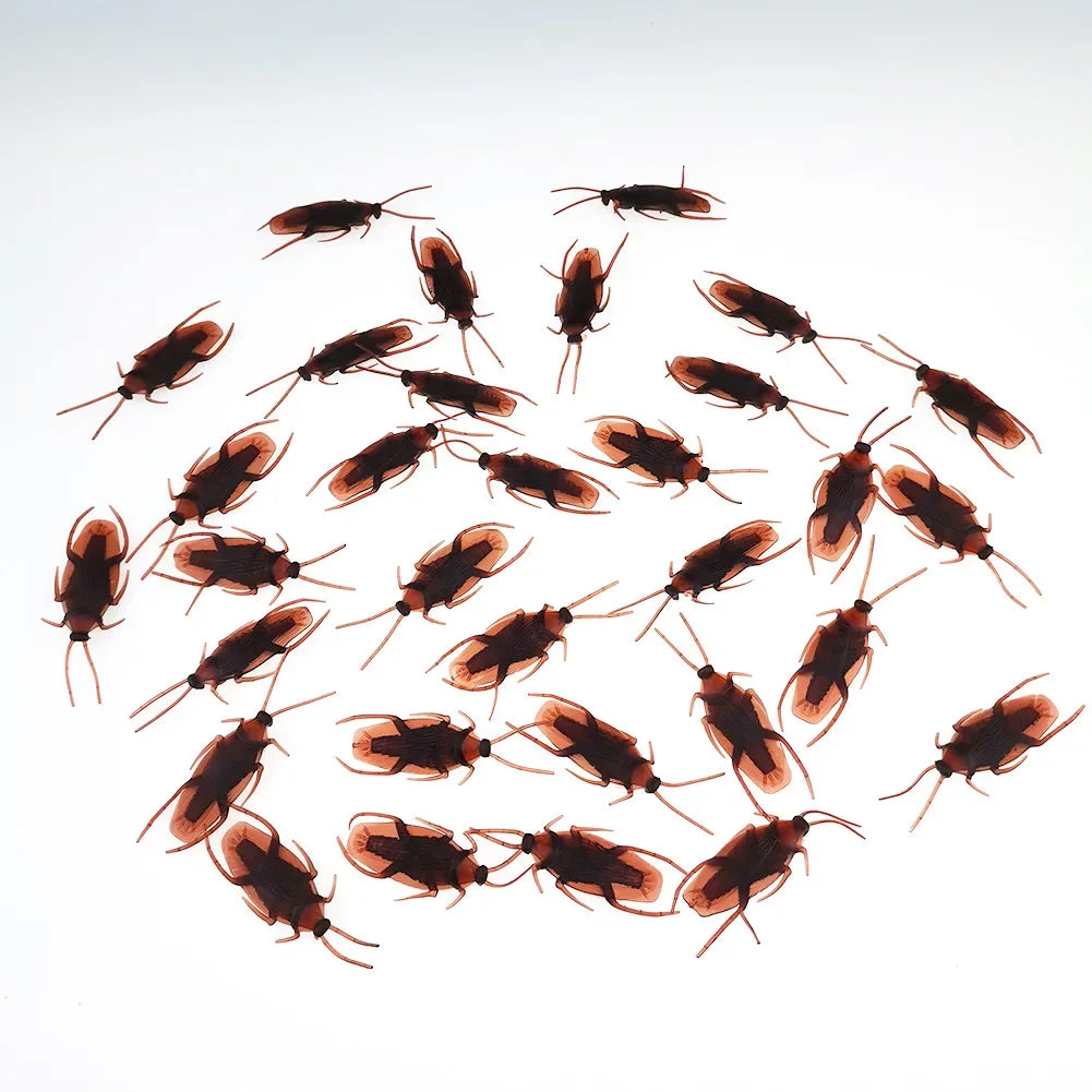 Special Lifelike Model Simulation Fake Rubber Cock Cockroach Roach Bug Roaches Toy Prank Funny Trick Joke Toys April Fools Prank Beauty World Shop