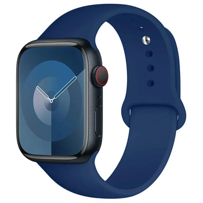 Silicone Band For Apple Watch strap 44mm 45mm 40mm 41mm 42-38mm 45 mm sport bracelet iwatch series 8 7 6 5 4 3 SE 9 Ultra 2 49mm Beauty World Shop
