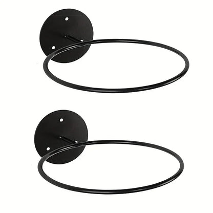 1pc/2pcs Metal Wall Mounted Sports Ball Display Stand For Basketball, Football, Volleyball, Durable Wall Storage Rack Beauty World Shop