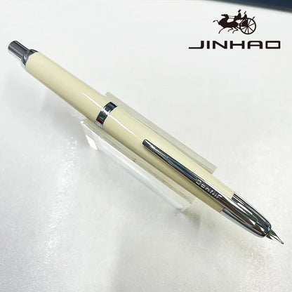 Jinhao 20 Press Retractable Fountain Pen EF/F Nib with Converter Resin Writing Gift Pen Beauty World Shop