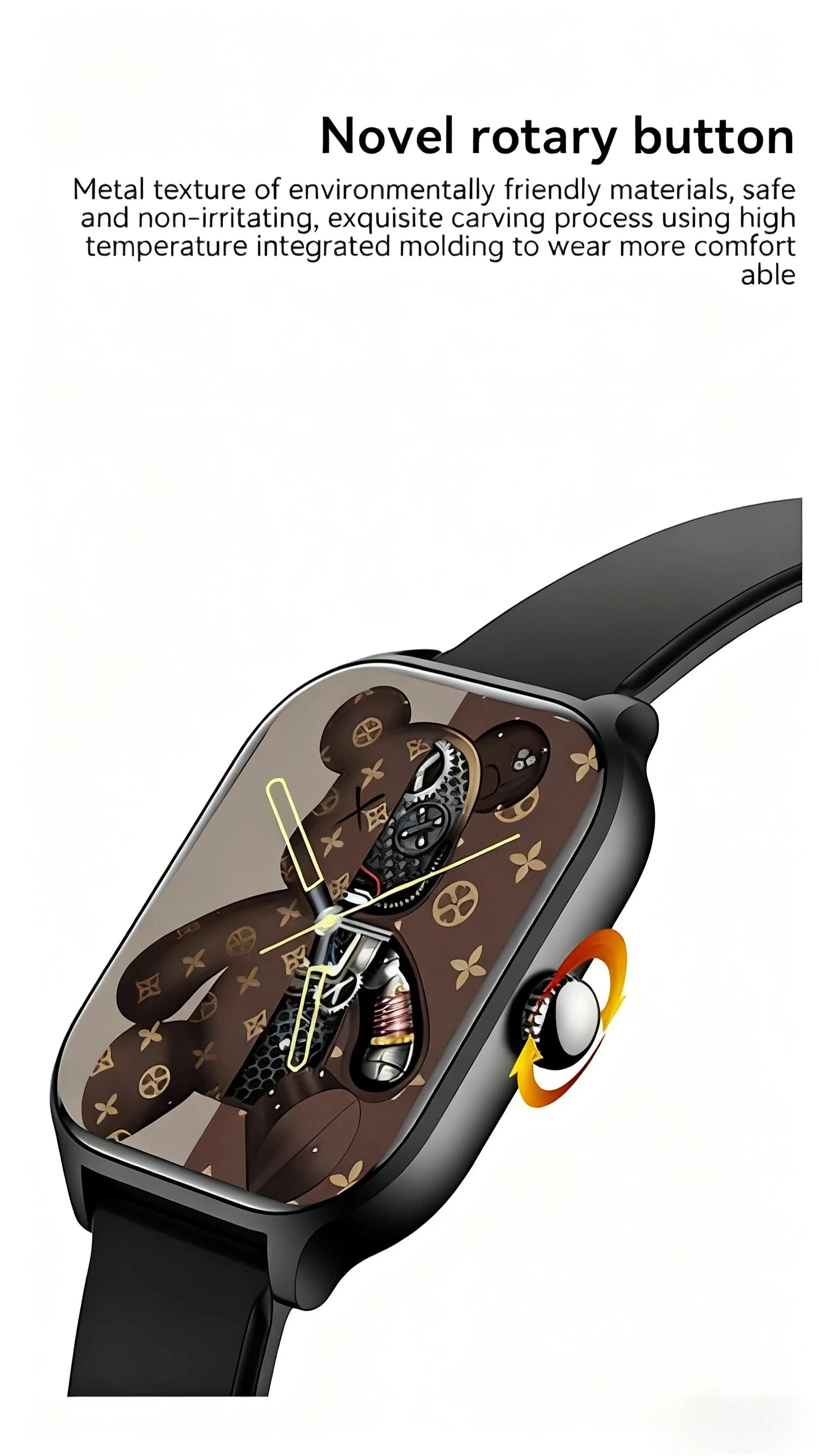 HOMEFISH H9 Intelligent Watch Bluetooth Call Remote Photography Sleep Monitoring Multiple Sports Modes Heart Rate Blood Beauty World Shop