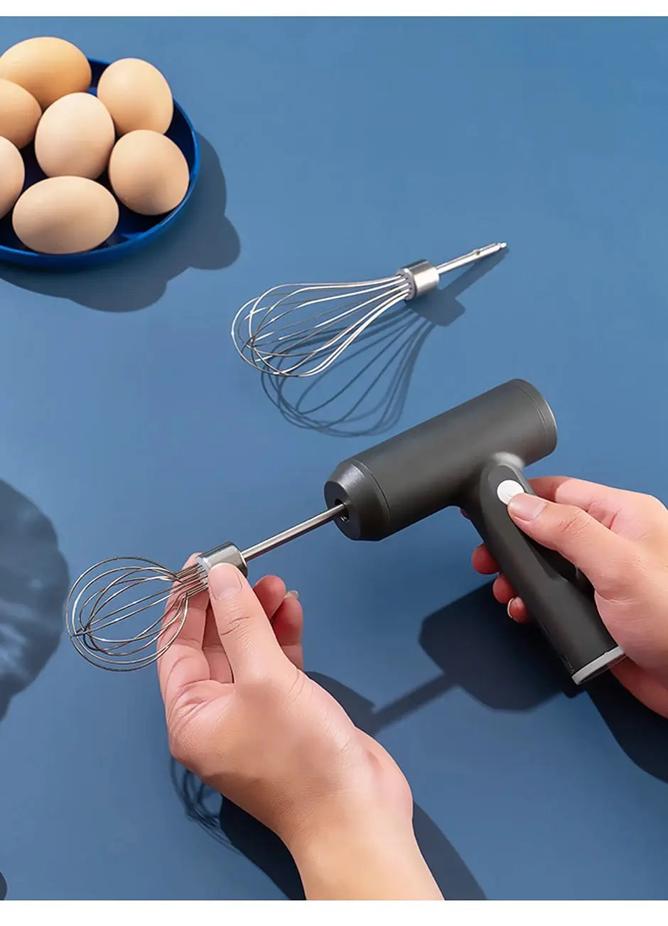 1 PCS Wireless Electric Food Mixer Portable 3 Speeds Egg Beater Baking Dough Cake Cream Mixer Kitchen Tools Beauty World Shop