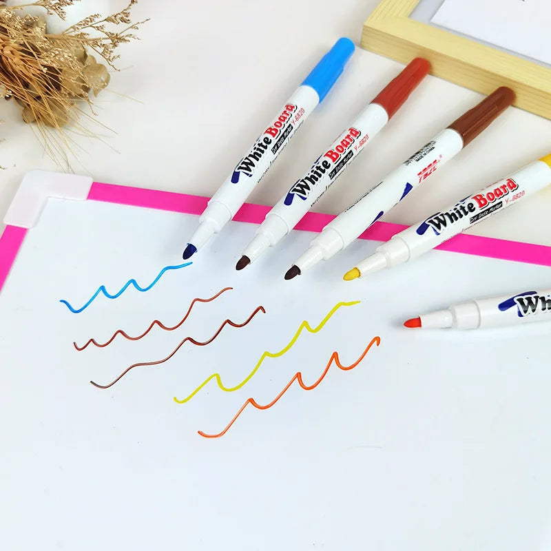 Water Floating Pen Magical Ink Pens With Spoon Floating Color Water Painting Floating Chalk Art Graffiti Drawing Set For Kids Beauty World Shop