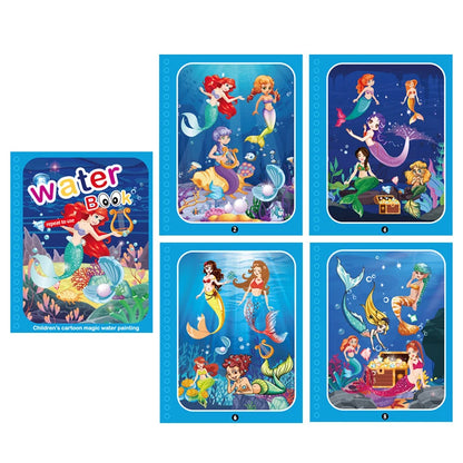 NEW Kids Magic Water Drawing Books Coloring Books Painting Toys for Kids Birthday Christmas New Year Gift for Boys and Girls Beauty Fashion