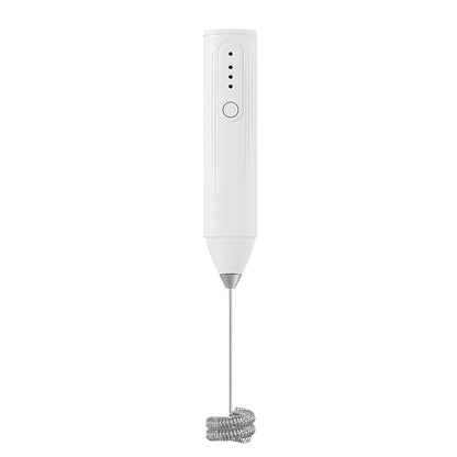 Automatic Stainless Steel Handheld Whisk Mini Portable Blender with 3 Speed Adjustable USB Rechargeable Milk Frother for Kitchen Beauty World Shop