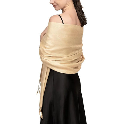 Soft Silky  Scarf for Women – Shawl Wrap for Evening Dresses, Bridesmaids, Weddings & Everyday Wear Beauty World Shop