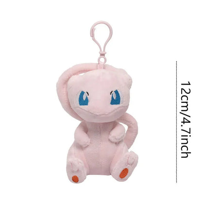 Anime Pokemon Pikachu Mew Psyduck Squirtle Bulbasaur Kawaii Stuffed Plush Toys School Bag Backpack Pendant Doll Keychain Gift Beauty World Shop