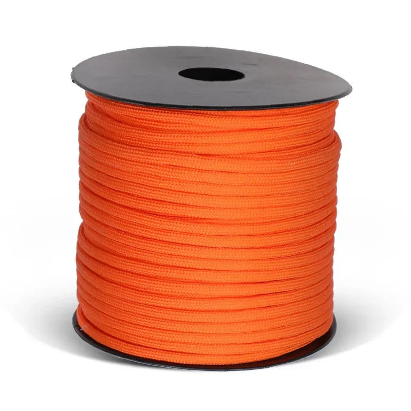 50m 650 Military Paracord 9 Strand 4mm Tactical Parachute Cord Camping Accessories DIY Weaving Rope Outdoor Survival Equipment Beauty World Shop
