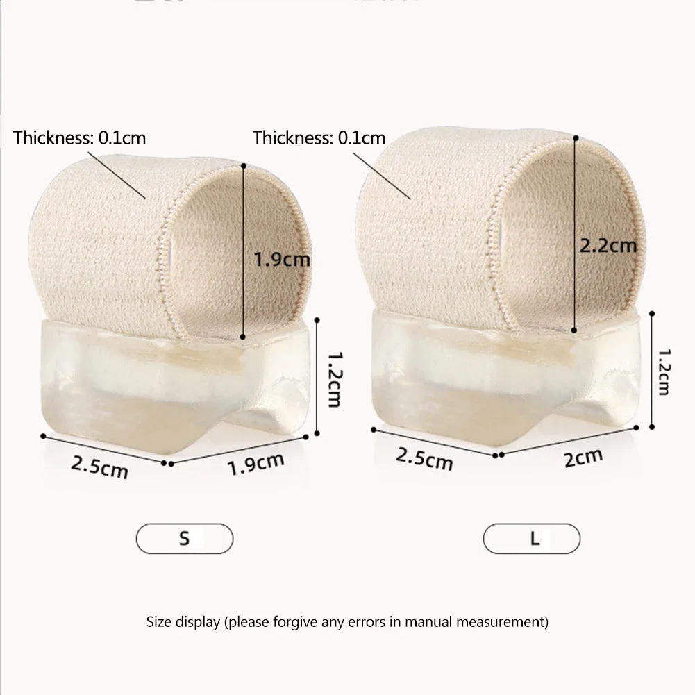 1Pair Hallux Valgus Appliance Daily Wear Silicone Foot Hallux Valgus Braces Elastic Toe Straightener Corrector for Foot Supplies Beauty Trend Shop