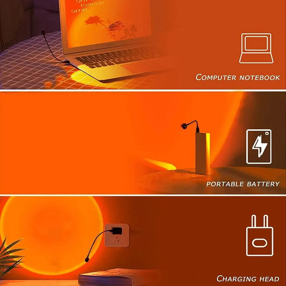 USB Sunset Sunset Ambiance Light Beauty World Shop
