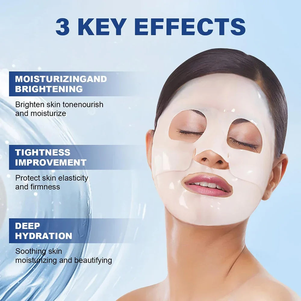 Deep Collagen Anti Wrinkle Lifting Mask Collagen Face Mask Overnight, Deep Collagen Mask for Lifting Firming Moisturizing(5Pack) Beauty Trend Shop