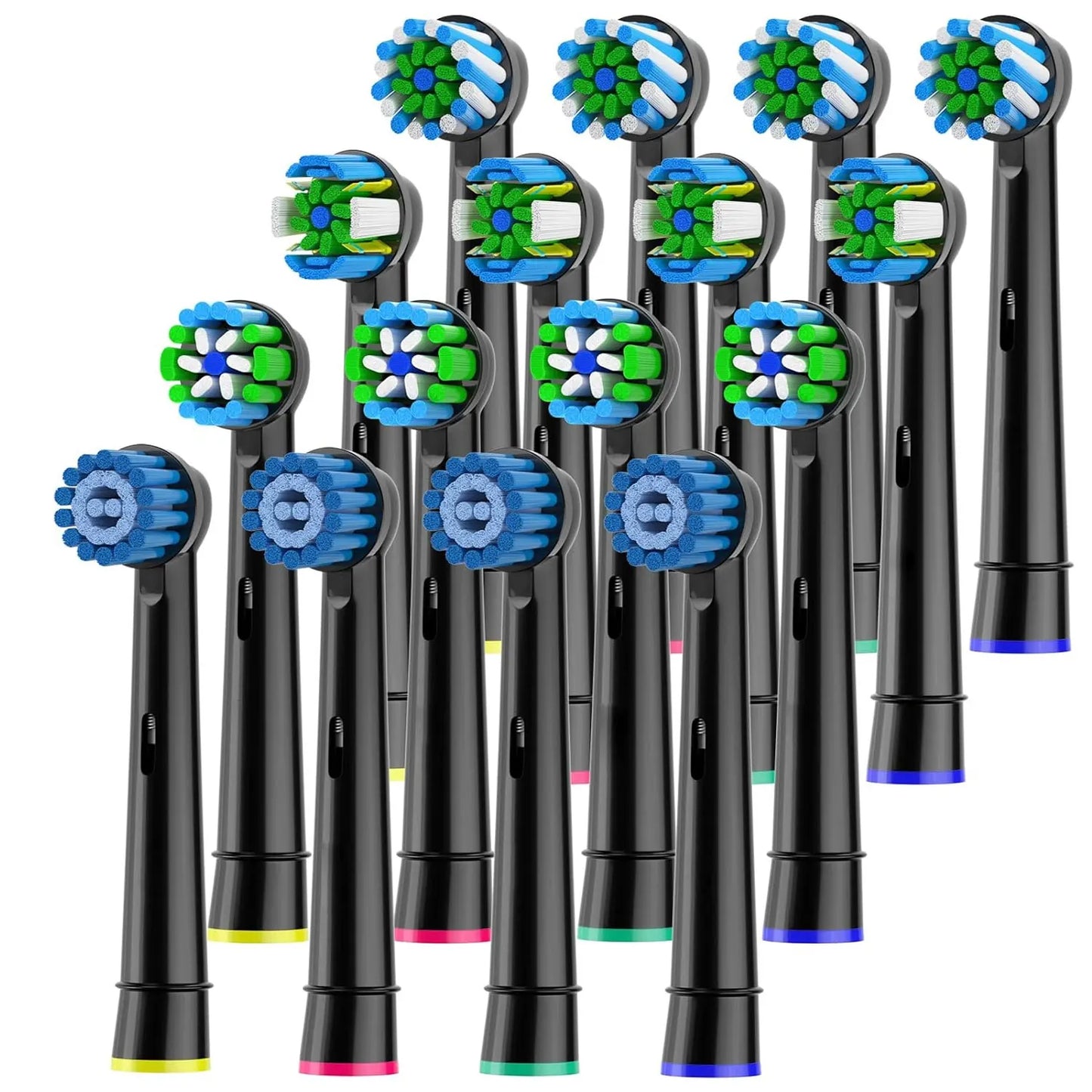 8/16pcs Toothbrush Head Compatible with Braun Oral B Electric Toothbrush, Replacement Toothbrush Heads Fit for Oral b Vitality Beauty World Shop