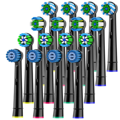 8/16pcs Toothbrush Head Compatible with Braun Oral B Electric Toothbrush, Replacement Toothbrush Heads Fit for Oral b Vitality Beauty World Shop