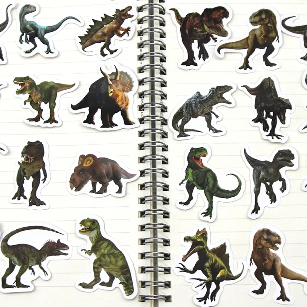 10/50/100pcs Funny Dinosaur Stickers Cartoon Decals Toy Stationery Guitar Phone Bicycle Laptop Luggage Car Graffiti Kids Sticker Beauty World Shop