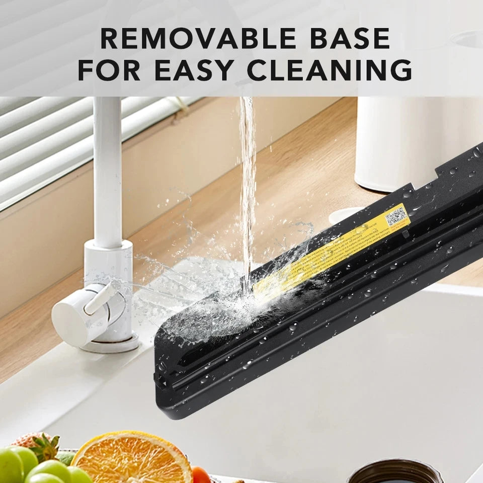 Electric Vacuum Sealer Food Storage Seal Touch Button Dry/Wet Built-in Cutter Kitchen Food Sealing Vacuum Packaging Machine Beauty World Shop