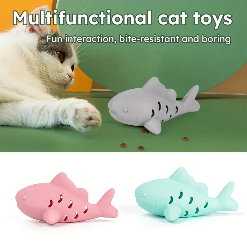 1pc Interactive Cat & Dog Toy - Durable Bite-Resistant Design, Hiding Food & Grinding Teeth Entertainment for Small Pets Beauty World Shop