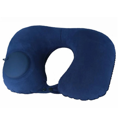 Inflatable Travel Neck Pillow U-shaped Cervical Orthopedic Protection Pillow Outdoor Portable Foldable Pillow Travel Essentials Beauty World Shop
