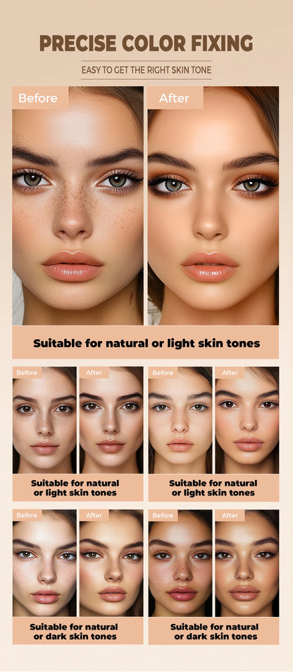Waterproof Full Coverage Concealer for Tattoos, Scars - Natural Finish Foundation for All Skin Tones & Types Beauty World Shop