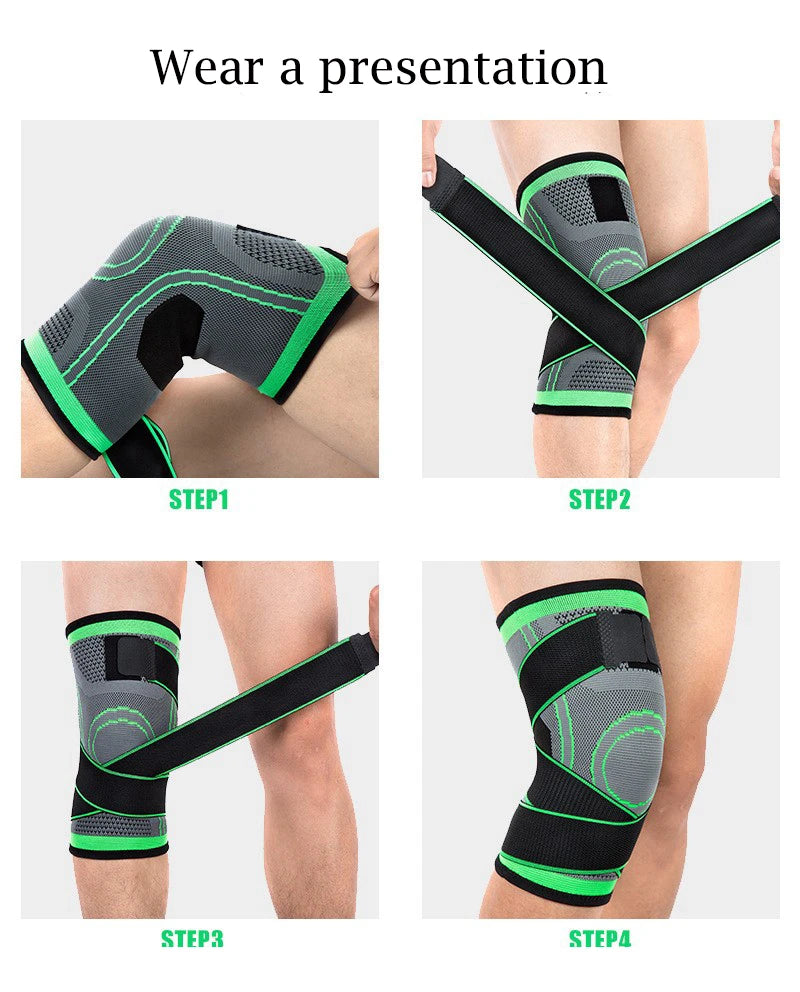 1pc Knee Brace Knee Sleeve Support For Men And Women Knee Pads For Running, Hiking Meniscus Tear Arthritis Joint Pain Relief Beauty World Shop