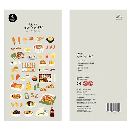 Korean Import Original Suatelier Collection Kawaii Daily Stickers Scrapbooking Diy Journal Stationery Sticker Deco Art Supplies Beauty World Shop