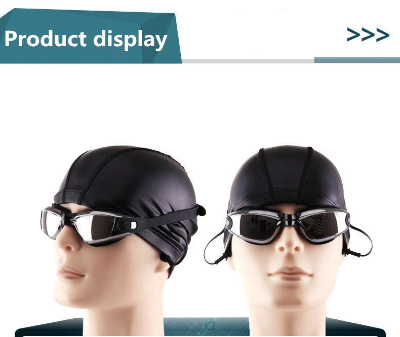 Swimming Goggles Adult Pool Glasses Anti Fog Men Women UV Protection Optical Waterproof Swim Eyewear with Earplugs Beauty World Shop