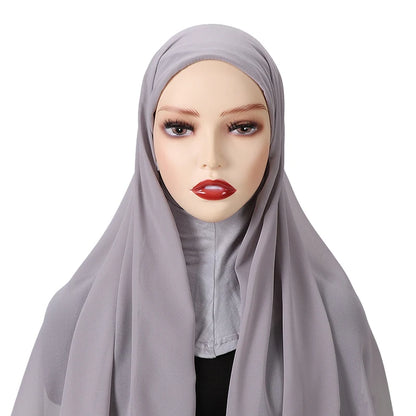 Full Cover Inner Muslim Chiffon Hijab Instant Scarf Islamic Cap Head Wear Caps Underscarf Bone Bonnet Headcover Beauty World Shop