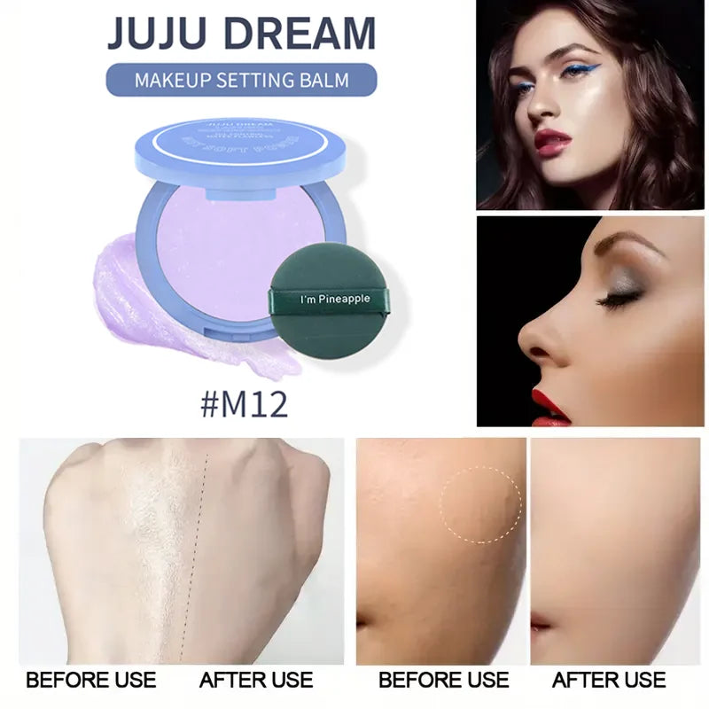 Powder-free setting cream for makeup touch-ups,waterproof and sweat-proof,long-lasting oil control,and easy-to-come-off powder Beauty World Shop