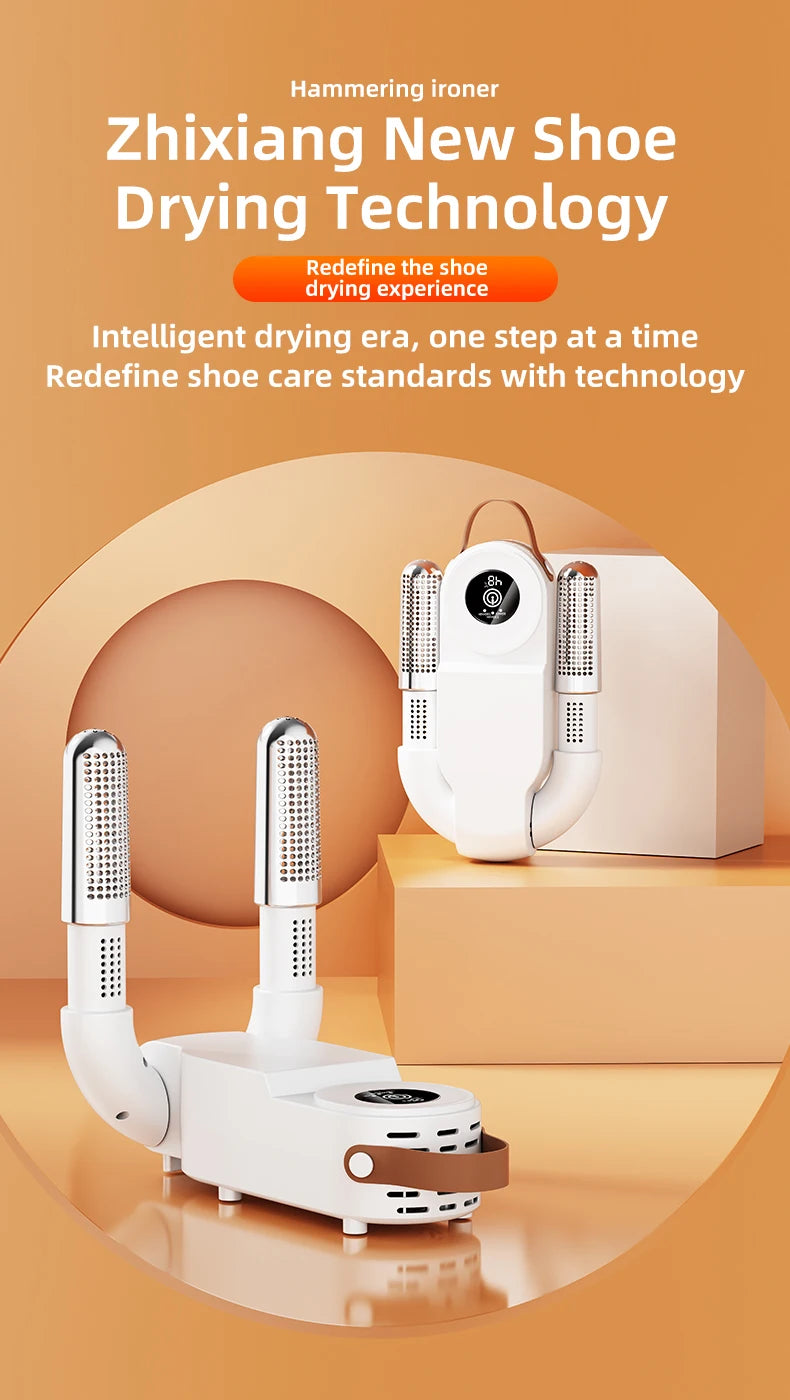 HOMEFISH Intelligent Shoe Dryer Quick Drying Deodorizing Sterilizing Adjustable Timer Household Shoe Warmer And Heater Beauty World Shop