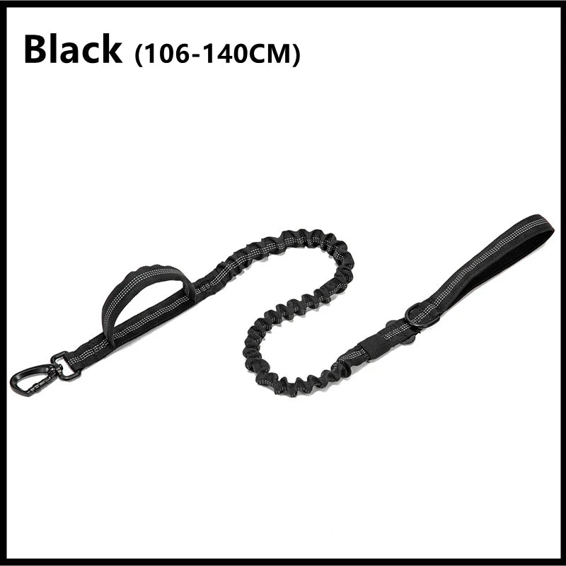 Durable Tactical Dog Collar and Leash Adjustable Military Pet Collar Leash Medium Large Dog German Shepherd Training Accessories