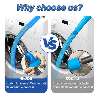 1pcs Upgraded dryer vent cleaner: vacuum cleaner hose accessories deep cleaning tool suitable for cleaning blocked pipes and deb Beauty World Shop