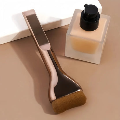 New 2Pcs Professional Foundation Makeup Brushes Soft Dense Hair for Blending Liquid, Cream Flawless Powder Makeup Beauty Tools Beauty World Shop