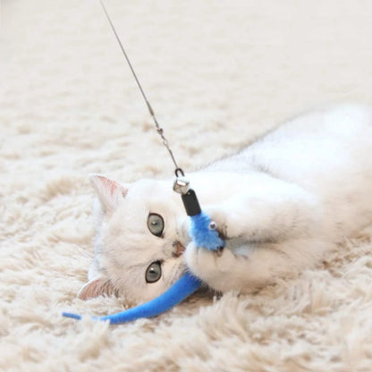 Replace Plush Cat Toy Accessories Worms Replacement Head Funny Cat Stick Pet Toys 5/10/6/11 Pcs Beauty World Shop