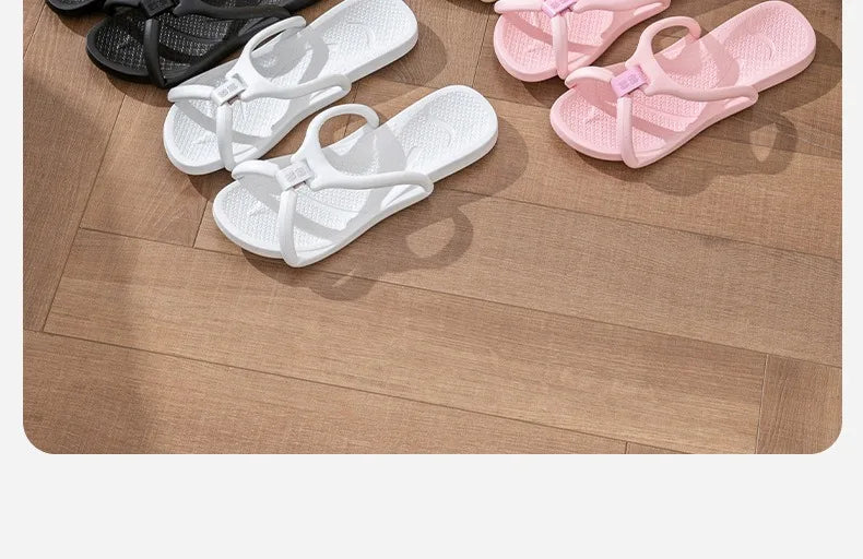 Foldable Travel Slippers Unisex EVA Flip Flops Hotel Non Slip Bathroom Indoor Outdoor Portable Lightweight Comfortable Beauty World Shop