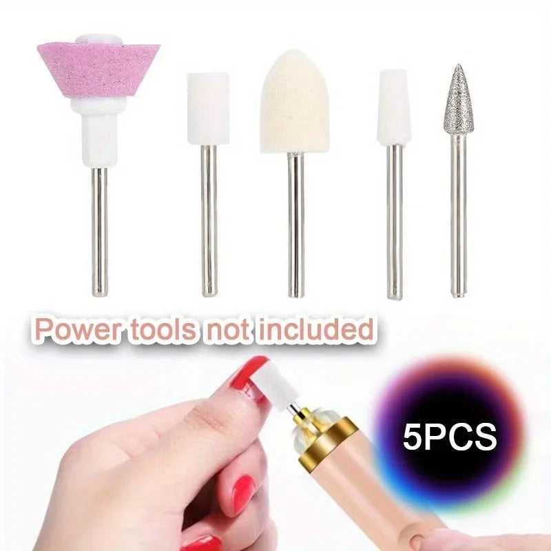 Professional 6-in-1 Electric Nail Drill Set - Nail File Pen for Filing, Polishing & Exfoliating
