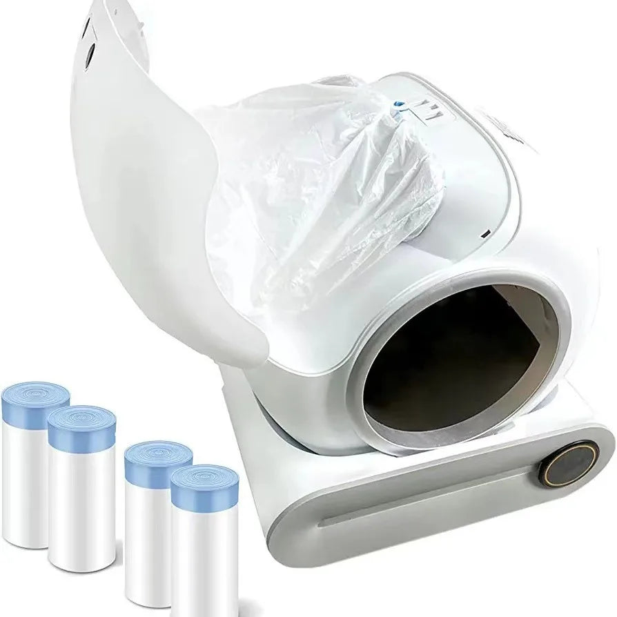 Automatic Cat Litter Box Accessories Bin Door Collecting Feces Bottom Capsule Garbage Bag for Cat Toilet Litter Box Beauty World Shop