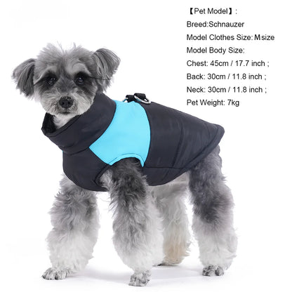 Winter Big Dog Clothes Waterproof Vest Jacket For Small Dogs Cats Outdoor Warm Puppy Coat With D Ring Labrodor Pug Pet Costume Beauty World Shop