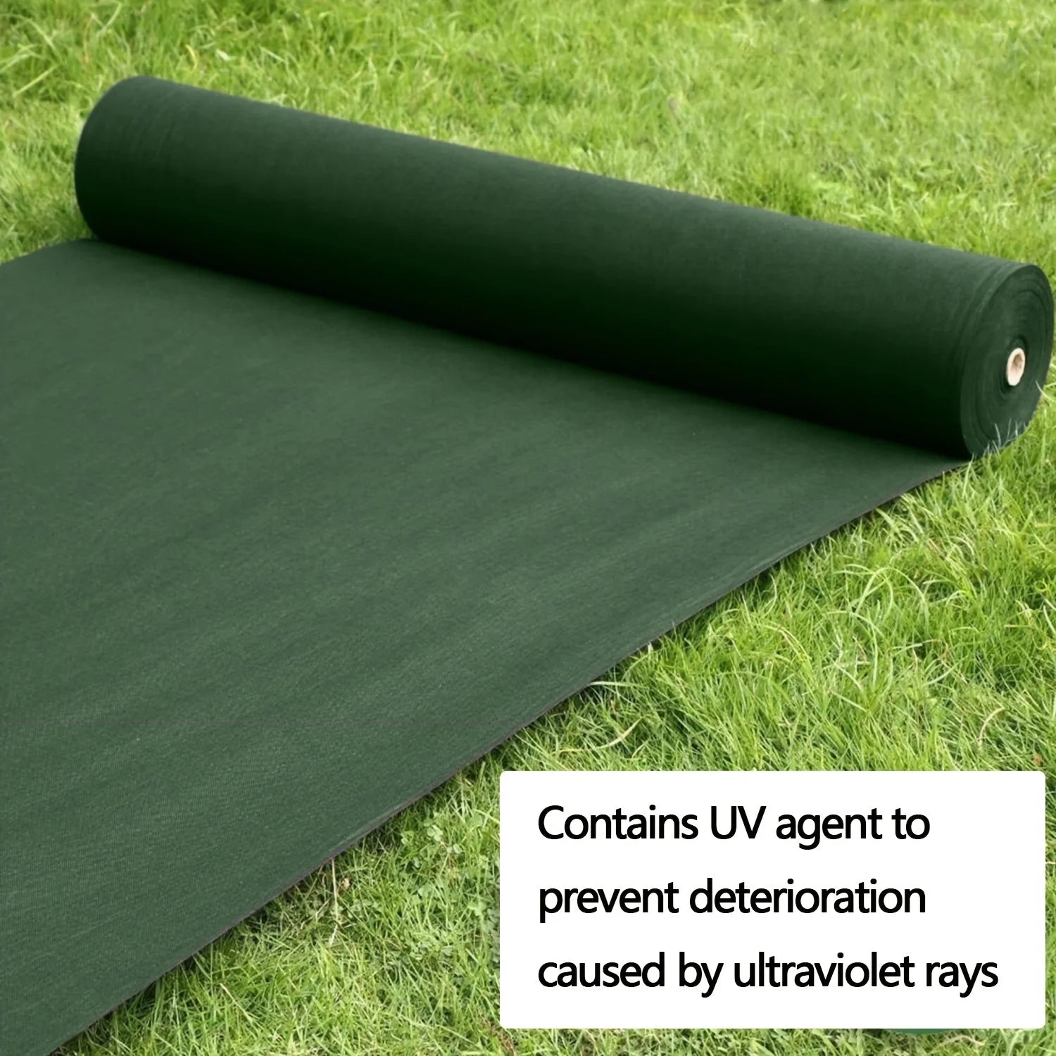 Heavy duty non-woven floor covering weed barrier, green, non-woven fabric, suitable for gardens, courtyards, farms, orchards Beauty World Shop
