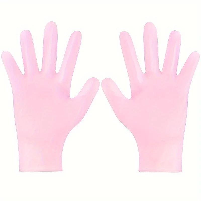 2-Pack Silicone Moisturizing Gloves Exfoliate to Prevent Dry Hands and Leave Hands Smooth and Soft Hand Care Tool Beauty World Shop