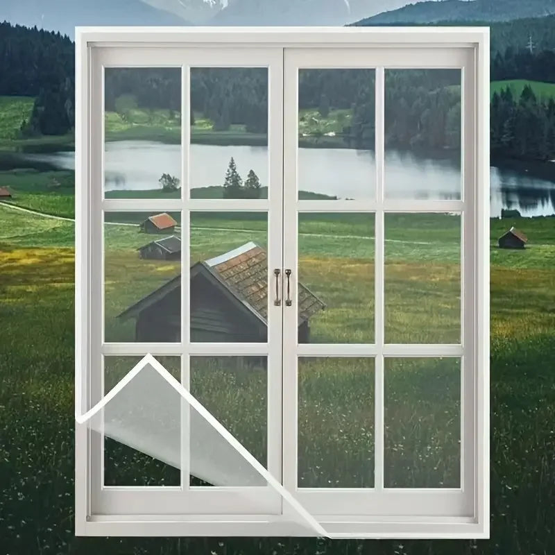 Summer mosquito proof door and window screens, available in various sizes (white) Beauty World Shop