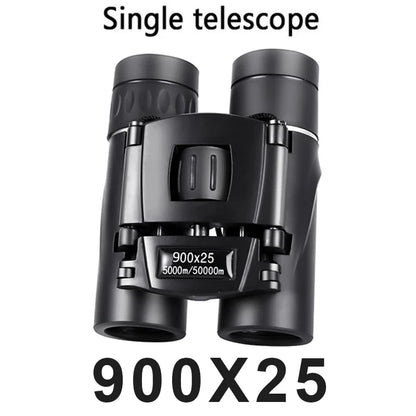 HOMEFISH 900x25 HD Zoom Portable Powerful Binoculars Long Range BAK4 Telescope Jumelles Folding Low Light Binoculars for Hunting Beauty World Shop