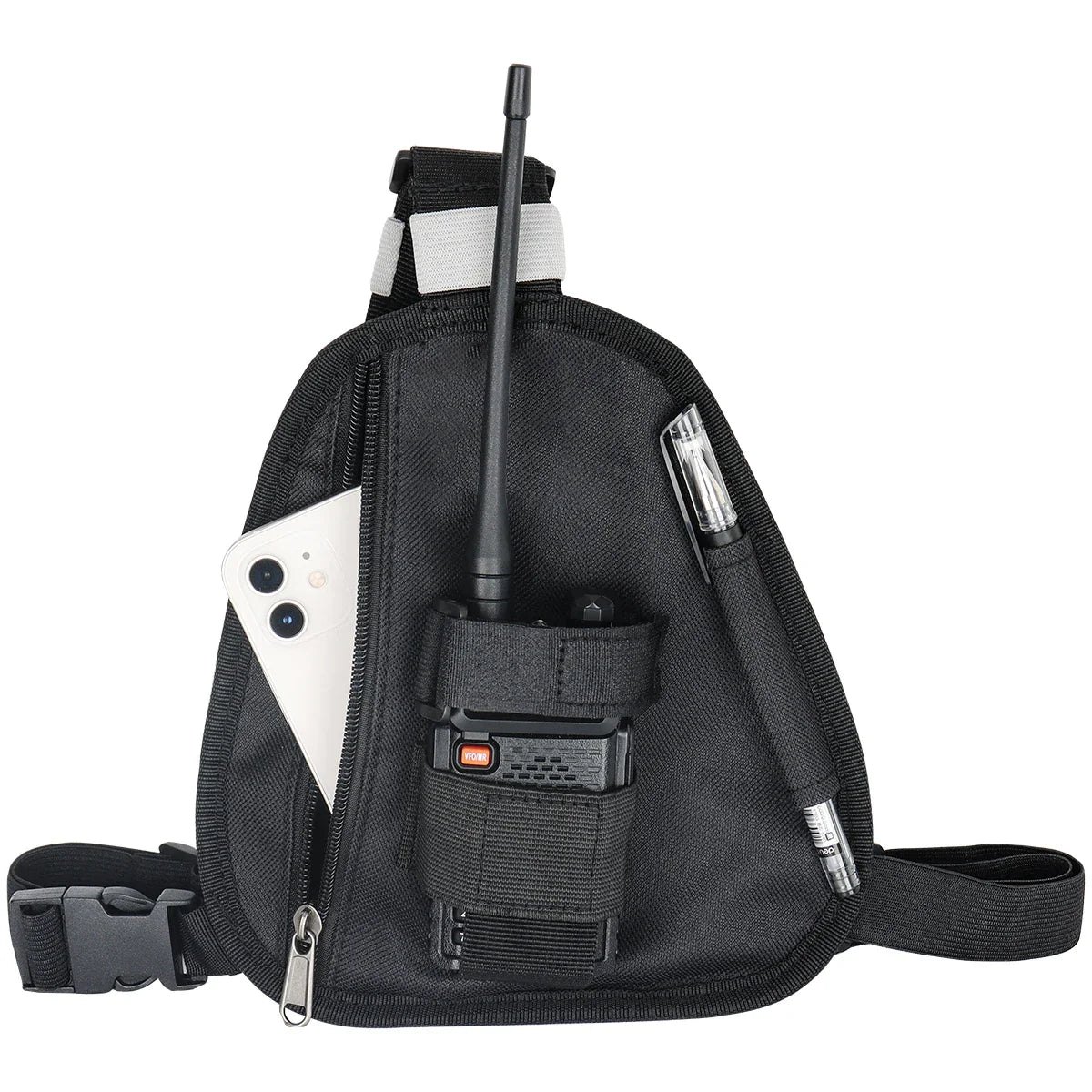 Walkie Talkie Chest Harness Shoulder Radio Holster Pack Adjustable Pouch Holster For Baofeng UV-5R UV-21 PRO Quansheng UV-K5 K6 Beauty Trend Shop