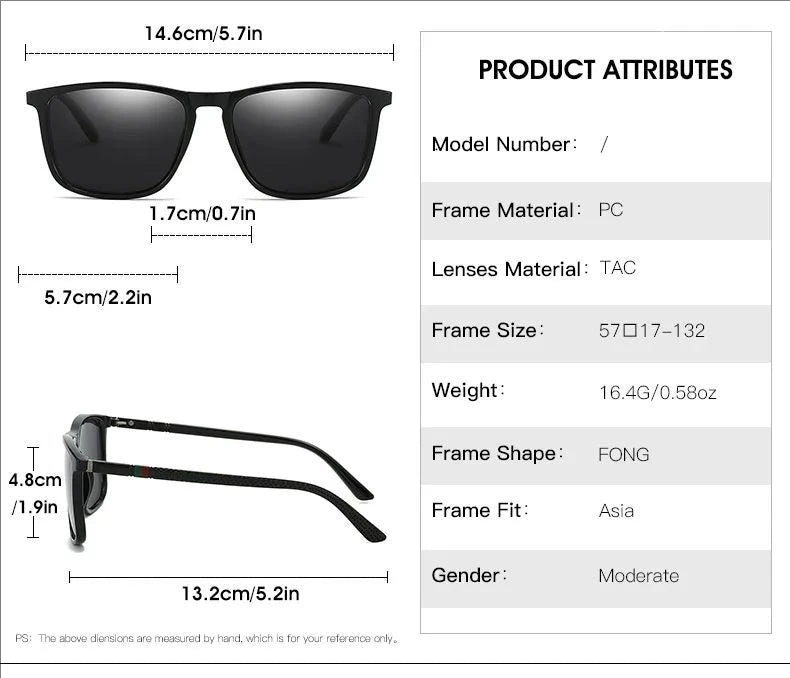 New Style Sun Glasses Driving Glasses Fashionable Square Sun Glasses Men And Women Anti-ultraviolet Sunglasses 1166 Beauty World Shop