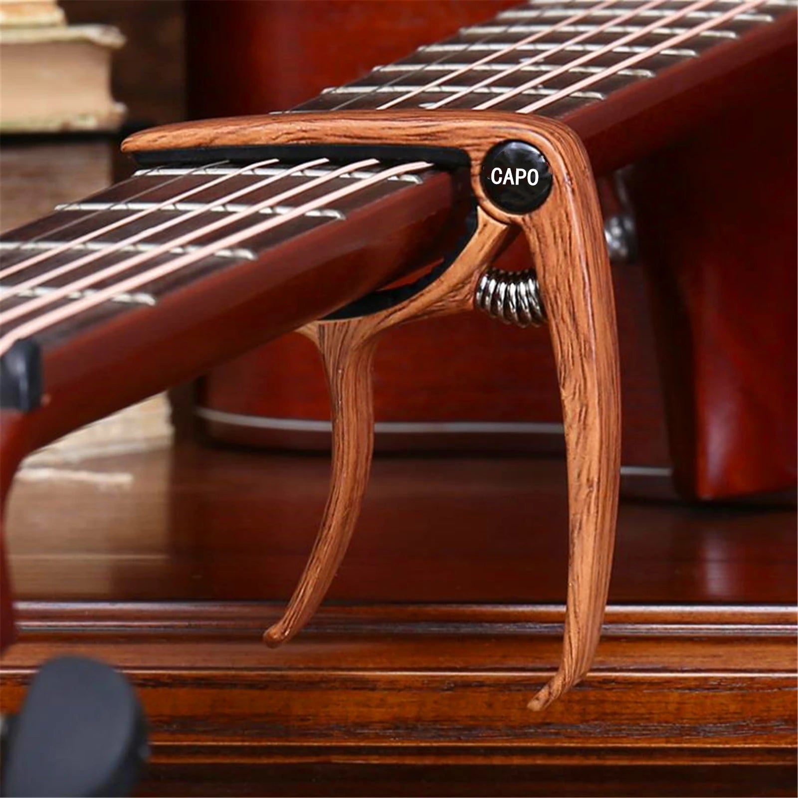 Guitar Capo Metal 1PCS Aluminum Alloy Guitar Tuner Clamp Professional Key Trigger Capo for Acoustic Electric Musical Instruments Beauty World Shop