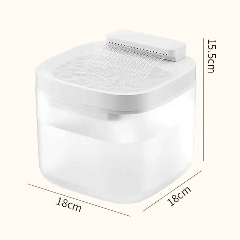 Pet Water Fountain With 3pcs Filter chips Auto circulation 3L large capacity Ideal for cats & dogs Replacement Filter for sale